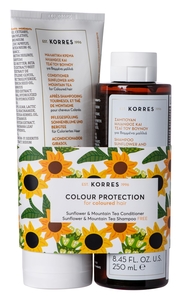 Korres Duopack Color Protection Sunflower &amp; Mountain Tea