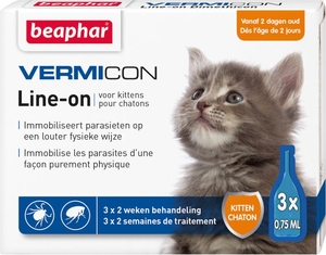 Beaphar Vermicon Line-on Kitten 3 x 0,75 ml