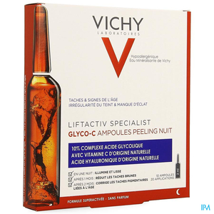 Vichy Liftactiv Glyco-c Peeling Nacht  10x1,8 ml Ampullen
