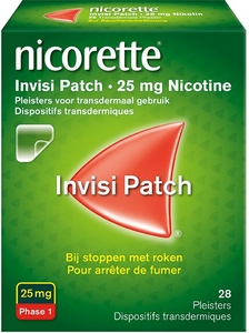 Nicorette Invisi Patch 25 Mg Nicotine 28 Stuks