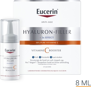 Eucerin Hyaluron-Filler +3x Effect Vitamine C Booster Anti-Age &amp; Rimpels Flacons 3 x 8ml