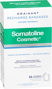 Somatoline Cosmetic Vochtafdrijvende Verbanden Navulset 3 Behandelingen