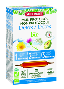 SuperDiet Protocole Detox Bio 30 x 15 ml