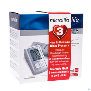 Microlife Bpa3 Bloeddrukmeter Plus
