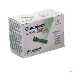 Glucoject Lancets Plus 33g 25 44115