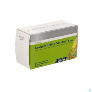 Levocetirizine Sandoz 5mg 100 Tabletten
