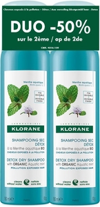 Klorane Detox Droogshampoo met Bio Watermunt 150 ml
