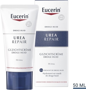 Eucerin UreaRepair Gezichtscrème Droge Huid 5% Urea Droge Huid Tube 50ml