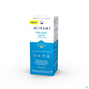 Minami EPA + DHA Liquid + Vitamine D3 150 ml