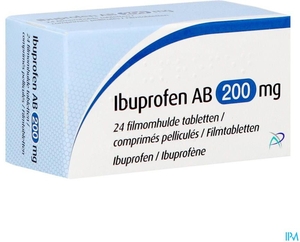 Ibuprofen AB 200 mg 24 tabletten