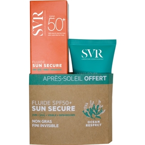SVR Sun Secure Niet-vette Fluid SPF 50+ 50 ml + Aftersun 50 ml GRATIS