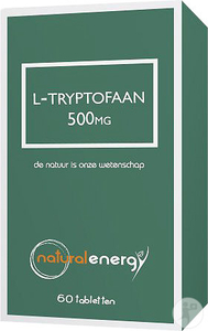 L-tryptofaan Natural Energy 500 mg 60 Capsules