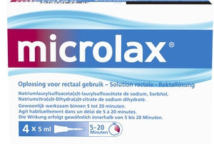 Microlax Rectale Oplossing 4 x 5ml