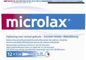Microlax Rectale Oplossing 12 x 5 ml
