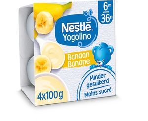 NESTLÉ Yogolino Yoghurt Banaan Baby 6+ Maanden 4x100g