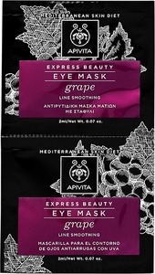 Apivita Beauty Express Oogmasker Druiven 2 x 2 ml
