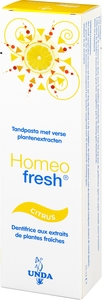 Homeofresh Bio-tandpasta met citroen 75ml