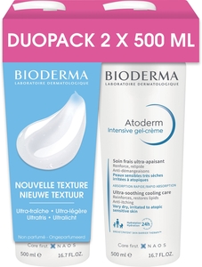 Bioderma Atoderm Gel-Crème 2 x 500 ml