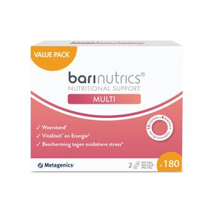 Metagenics Barinutrics Multi 180 Tabletten (nieuwe formule)