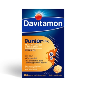Davitamon Junior Multifruit 120 Kauwtabletten