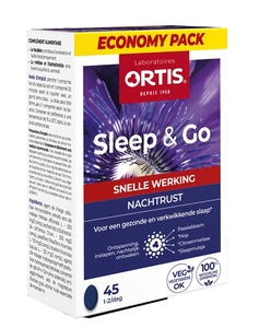 Ortis Sleep &amp; Go Nachtrust Snelle Werking 45 Tabletten