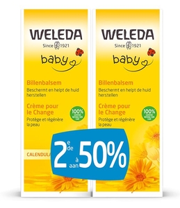 Weleda Baby Luierbalsem met Calendula Duo 2 x 75 ml