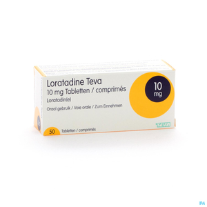 Loratadine Teva 10mgt 50 Tabletten