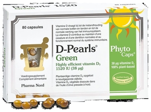 D-Pearls Green 1520 Phyto Caps 80 Capsules