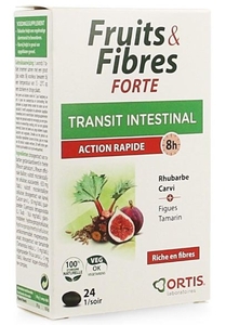 Ortis Vruchten &amp; Vezels Forte Darmtransit Snelle Werking 24 Tabletten