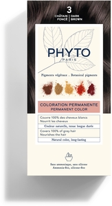Phytocolor Kit Permanente Haarkleuring 3 Donker Kastanjebruin