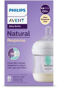 Philips Avent Zuigfles Natural Response AirFree Vent +0 Maanden 125 ml