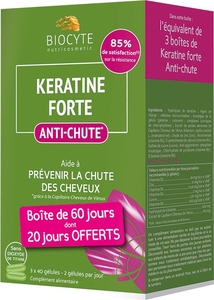 Biocyte Keratine Forte Antihaaruitval 120 Capsules