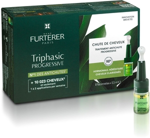 René Furterer Triphasic Behandeling Progressieve Haaruitval 8 x 5,5 ml