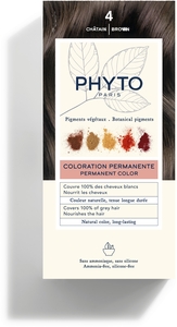 Phytocolor Kit Permanente Haarkleuring 4 Kastanjebruin