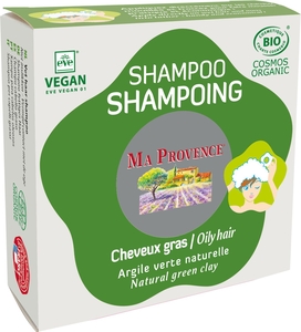 Ma Provence Shampoo voor Vet Haar Groene Klei 85 g