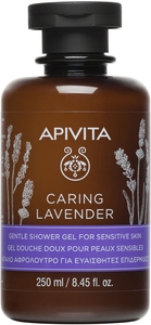 Apivita Caring Lavender Shower Gel For Sensitive Skin 250 ml
