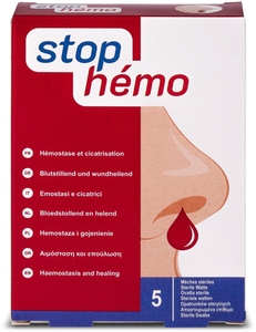 Stop Hemo Steriele Watten 5x4 cm