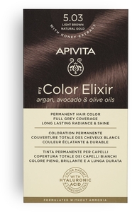 Apivita My Color 5.03 Light Brown Natural Gold 2