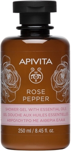 Apivita Rose Pepper Douchegel met essentiële oliën
