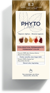 Phytocolor Kit Permanente Haarkleuring 8.3 Goud Lichtblond