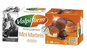 Valpi Mini Marmercake Choco Glutenvrij 6x30g 4020