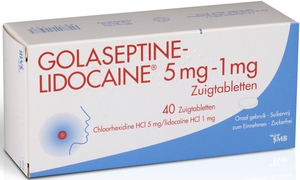 Golaseptine Lidocaine 40 zuigtabletten