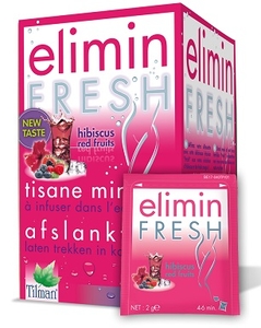 Elimin Fresh Afslankthee Hibiscus-Rode Vruchten 24 Zakjes