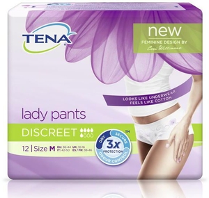Tena Lady Pants Discreet Medium 12 Slips