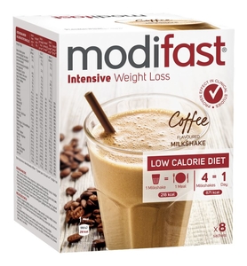 Modifast Intensive Milkshake Koffie 8 x 55 g