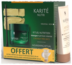 René Furterer Karité Nutri Mask intense voeding 200 ml + Cream Absolue Keratin 30 ml