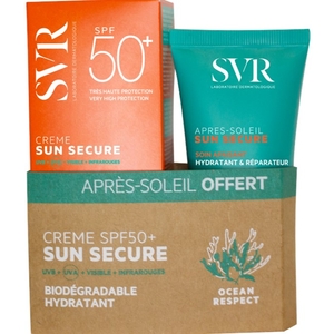 SVR Sun Secure Crème SPF 50+ 50 ml + Aftersun 50 ml GRATIS