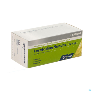 Loratadine Sandoz 10mg 100 Tabletten