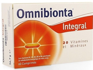 Omnibionta Integral 60 tabletten Nieuwe Formule
