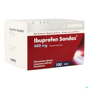 Ibuprofen Sandoz 400mg 100 tabletten